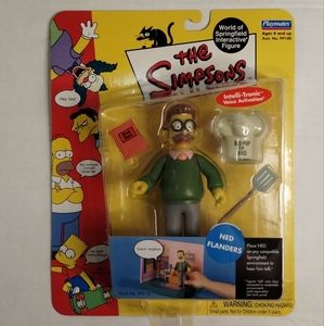 The Simpsons Ned Flanders Intelli - Tronic Figure nwot ages 4 and up